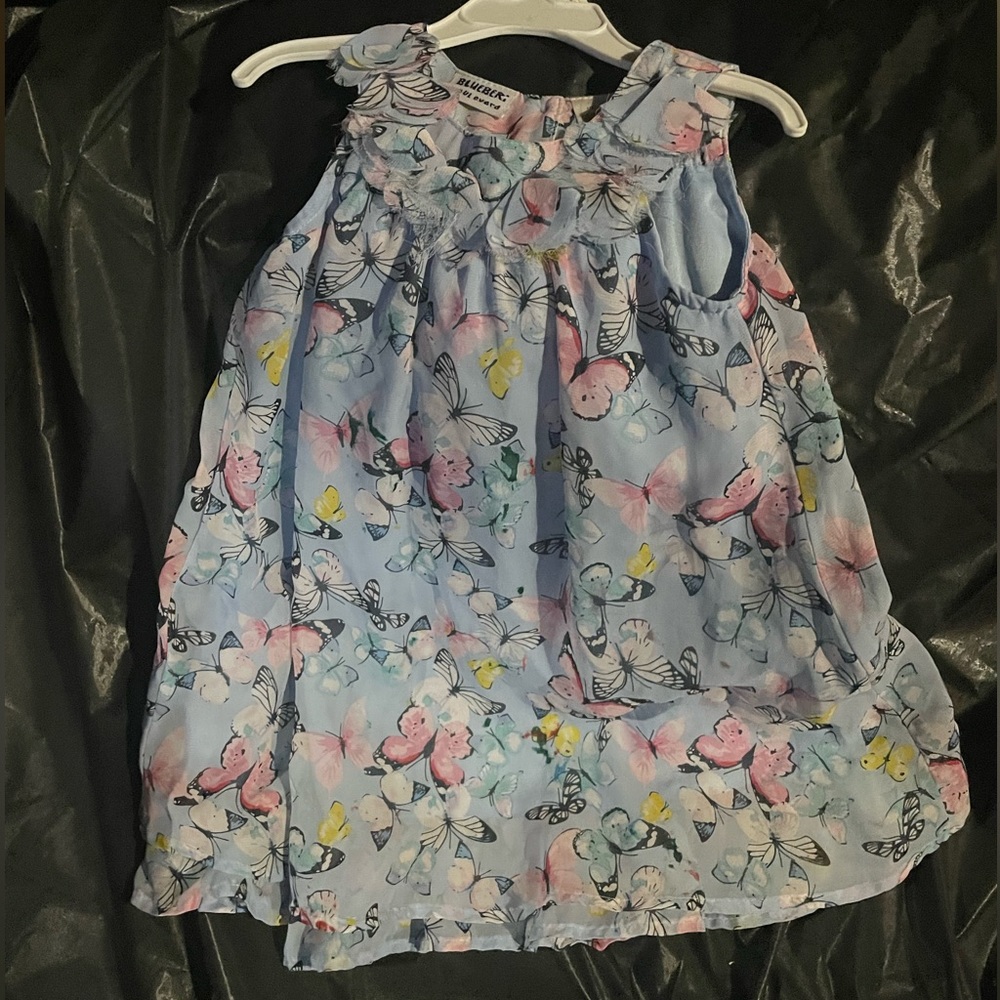 Blueberi Boulevard Butterfly Dress
